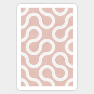 My Favorite Geometric Patterns No.29 - Pale Pink Magnet